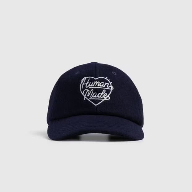 Human Made 6-panel wool cap navy