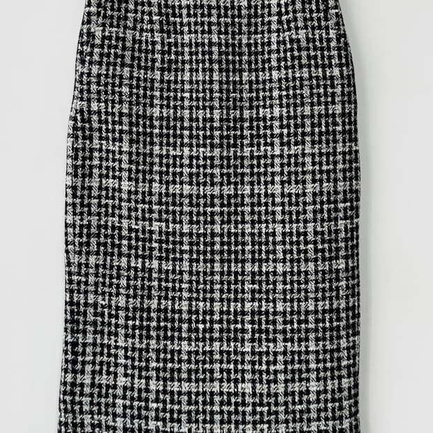 미샤 23 체크 트위드 스커트