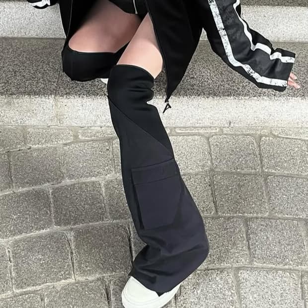 Rickowens bootscut cargo boots