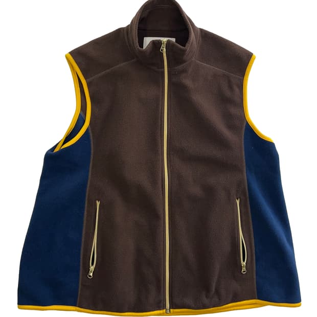 후미토간류 후리스 조끼