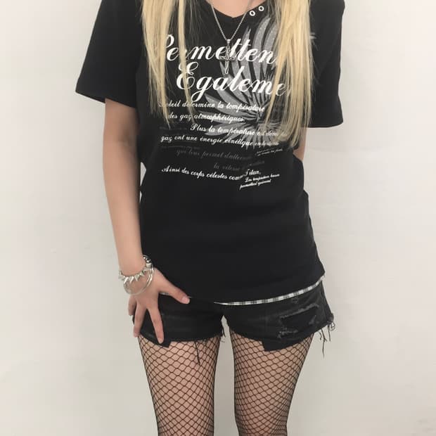 Y2K print golgi top   