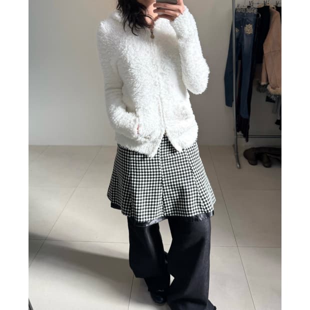 Gelato pique 투웨이 후드집업