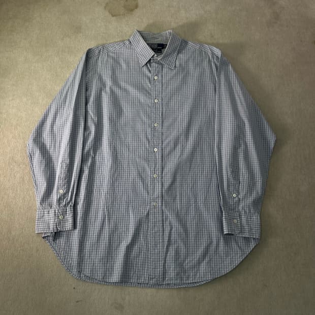 105 폴로랄프로렌 빈티지 체크 코튼 셔츠