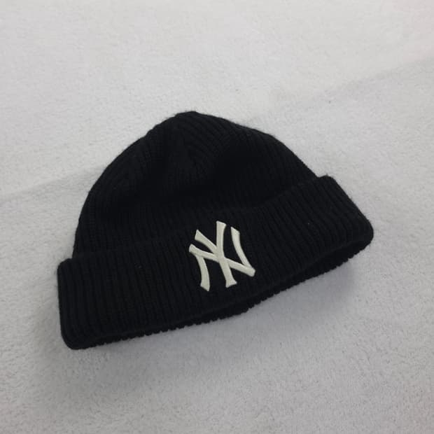 MLB 뉴욕 양키스 빅로고 숏 비니 블랙 (OS)