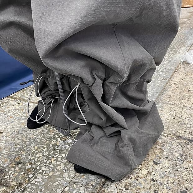 메모리 스페이스 - 6턱 스트링 팬츠