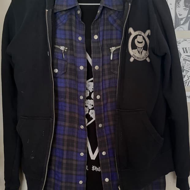 케토하우스 Y2K 펑크 스컬 코디세트