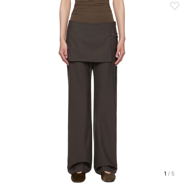 팔로마울 아카이브 팬츠 브라운