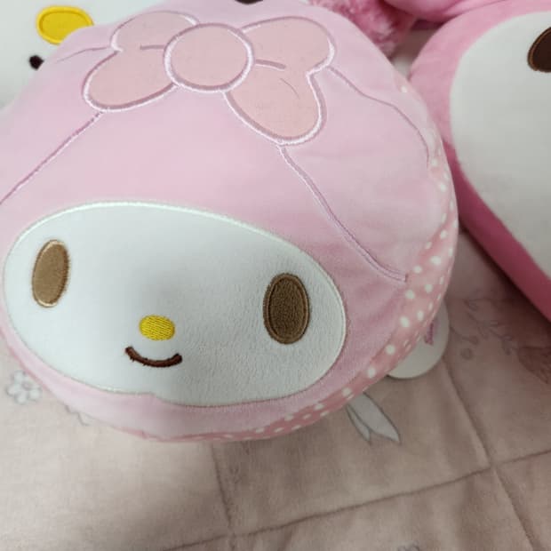 마이멜로디 고전 희귀 도트쿠션 