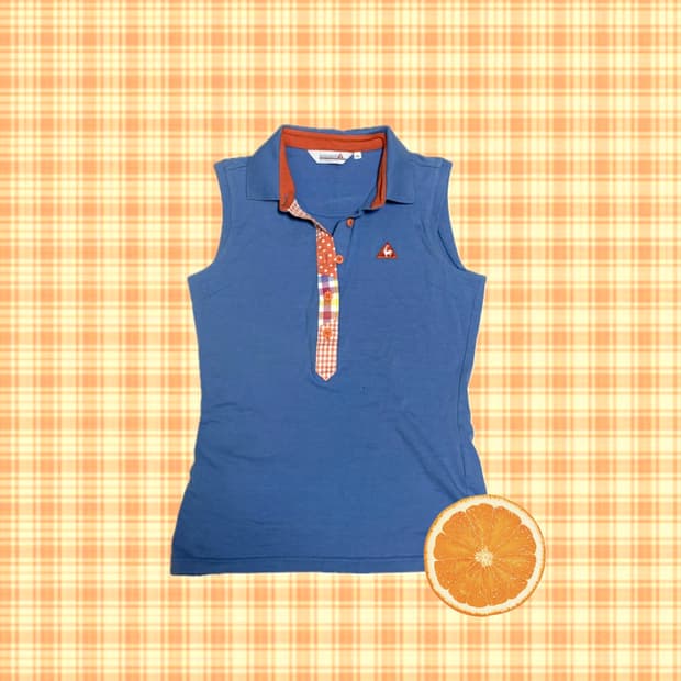 Le coq sportif 르꼬끄 빈티지 여성 나시 y2k 🍊 XS