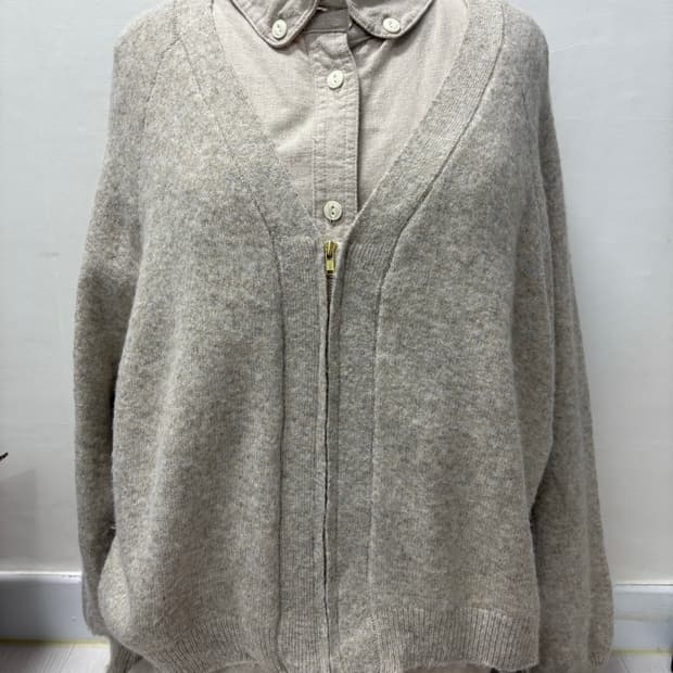 셔츠 가디건 세트