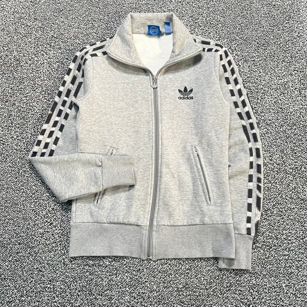 아디다스 레오파드 패턴 그레이 져지 