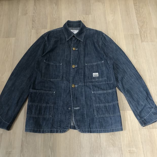 (M-L) 빅 유니온 BIG UNION 데님 워크 초어 자켓
