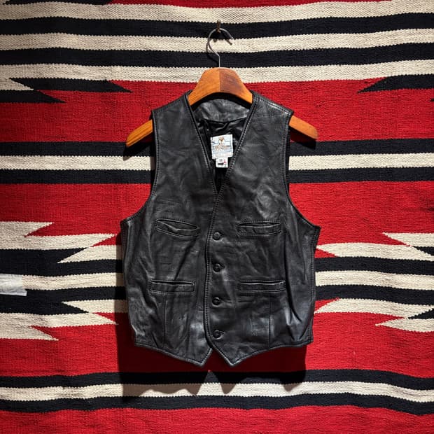 70s western deer skin vest / 웨스턴 사슴가죽 조끼