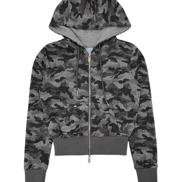 (새상품) 페일제이드 카모 와플 후드집업 챠콜 차콜   