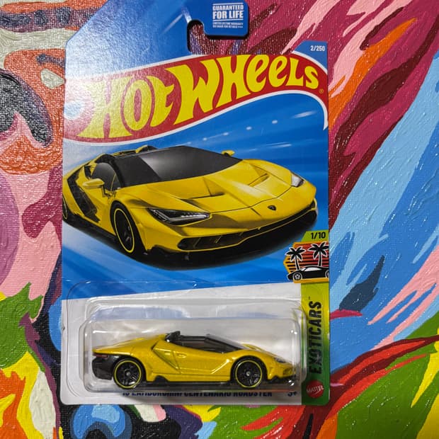 미개봉) 람보르기니 센테나리오 로드스터 다이캐스트 핫휠 인테리어 소품