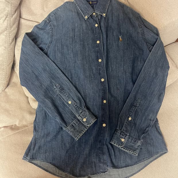 랄프로렌 데님 셔츠 L 클래식핏