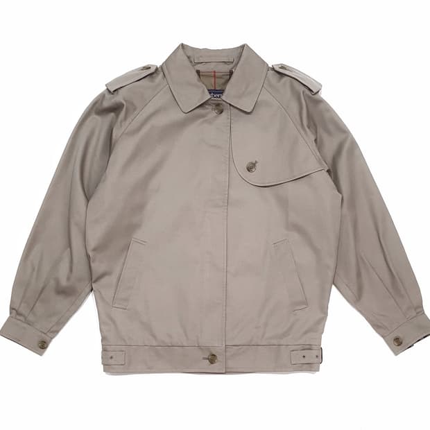 버버리 빈티지 블루종 해링턴 자켓 (100~105) (66-77)