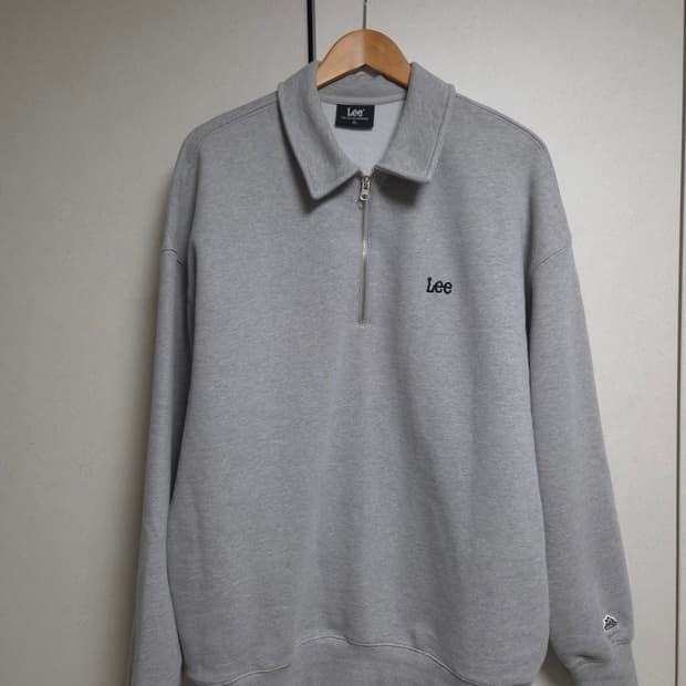 리 lee 반집업 맨투맨 남여공용