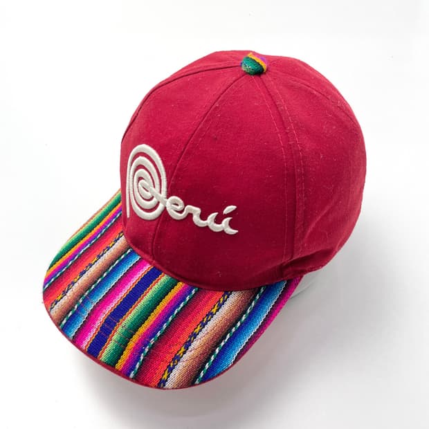 [택포] 페루 빈티지 볼캡 자수 알파카