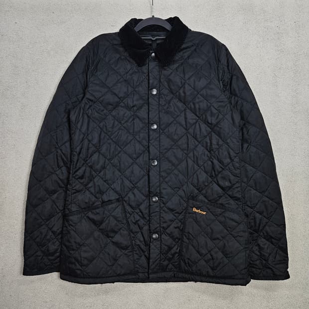 바버 리데스데일 퀼팅 자켓 M 블랙