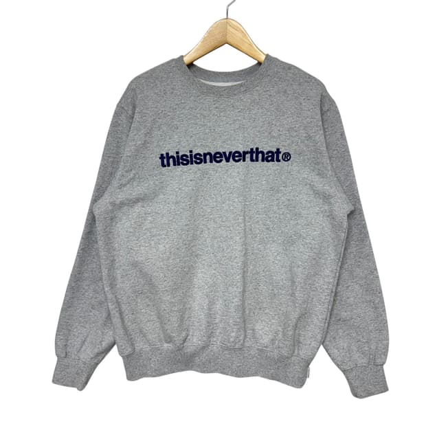 디스이즈네버댓 자수로고 맨투맨