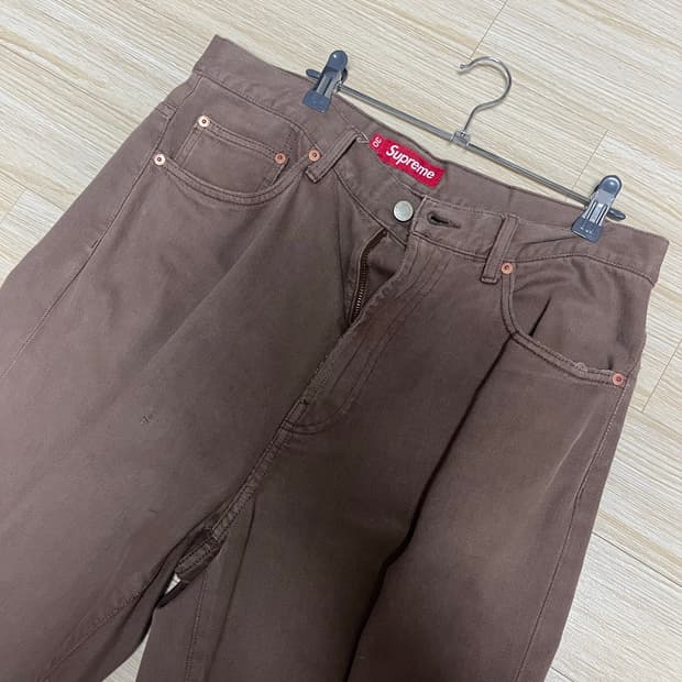 슈프림 띠보 배기 팬츠 23fw 30사이즈