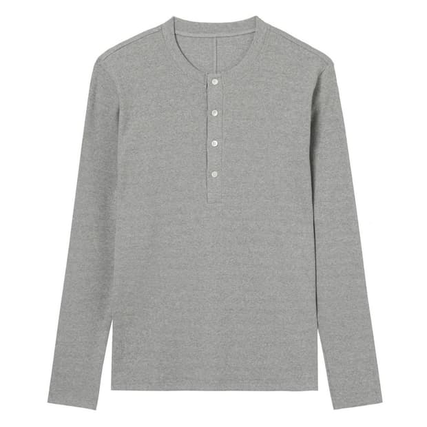 세비지 헨리넥 져지 롱슬리브 니트 긴팔티