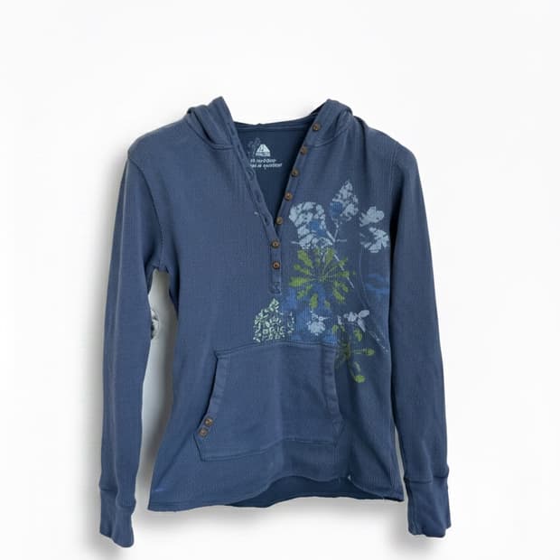 여성 빈티지 acg 꽃무늬 후디