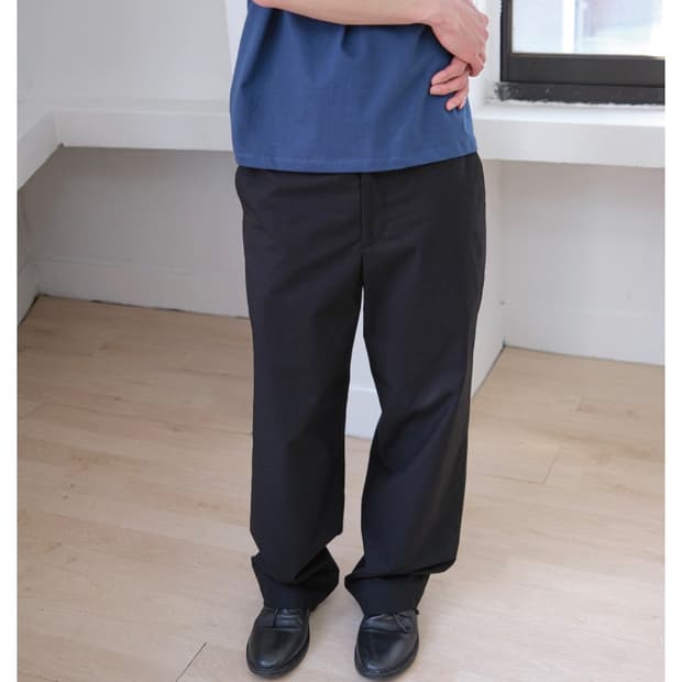 harpsichord  cotton trousers black 