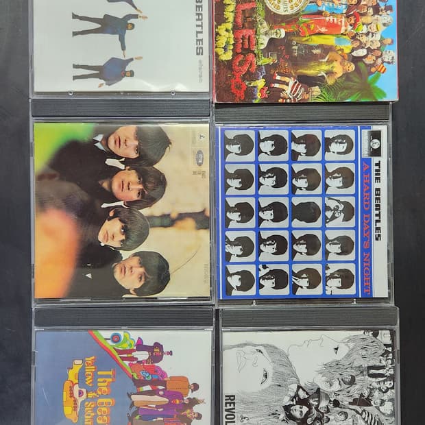 비틀즈 CD 6종 (Help/Revolver 등)