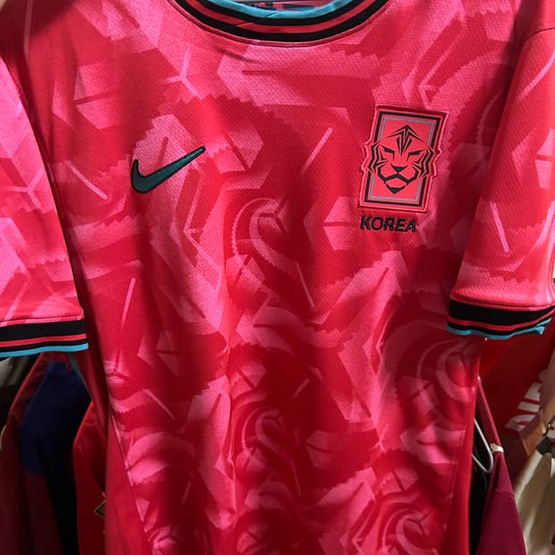 대한민국 국가대표 축구유니폼 노마킹 xl 판매합니다