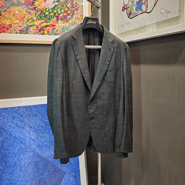 브리오니 린넨 한정 정장 블레이저 자켓