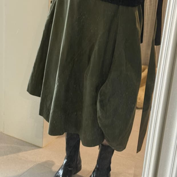 꼼데가르송 비대칭 스커트