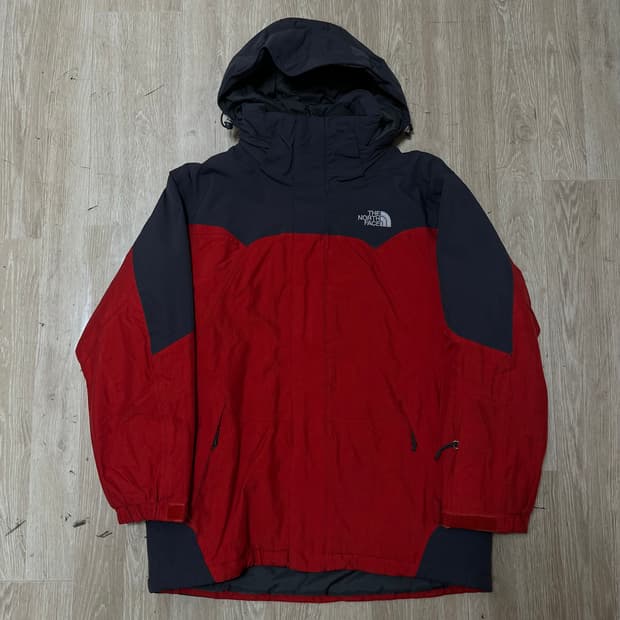 노스페이스 후드 바람막이 자켓 S/90