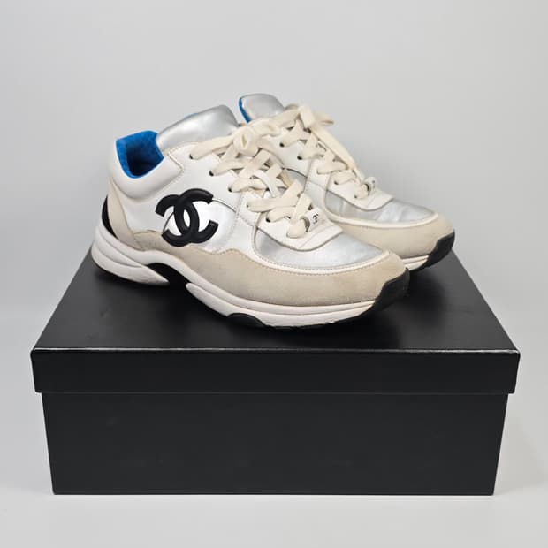 샤넬 CC 로고 레이스업 스니커즈 ( 245 )