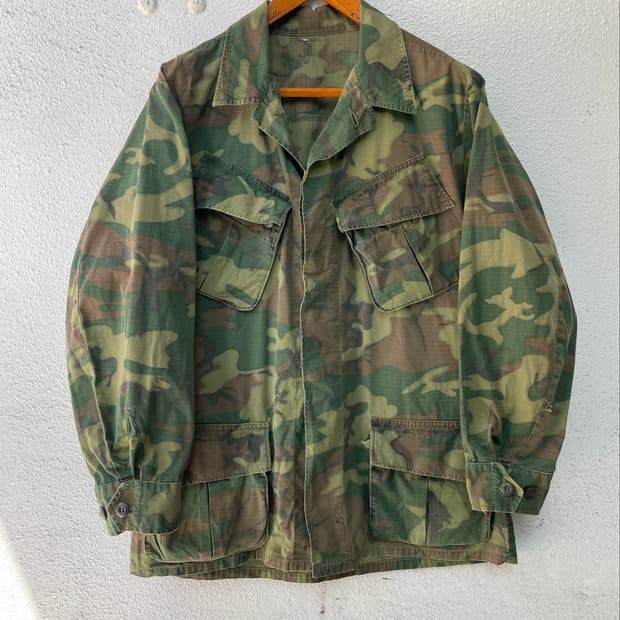 70S USARMY erdl 정글 퍼티그 자켓