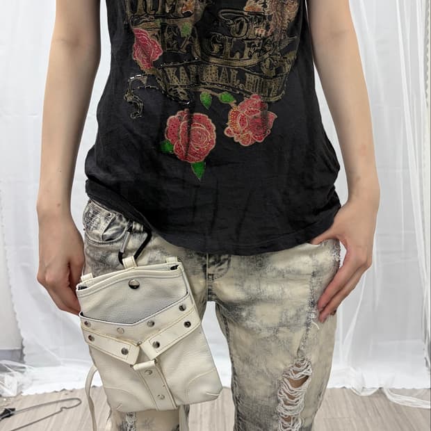 Leather Mini Side Bag / Belt Bag
