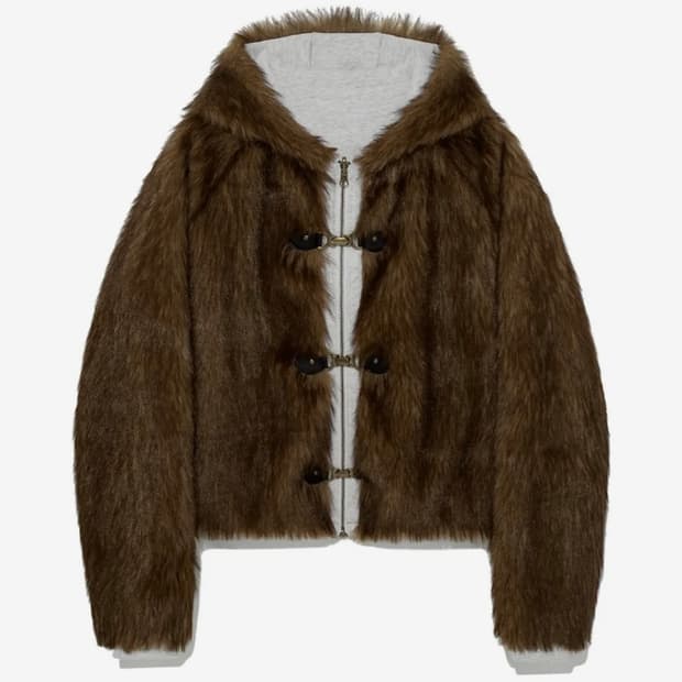 글로니 무어 리버시블 퍼 자켓