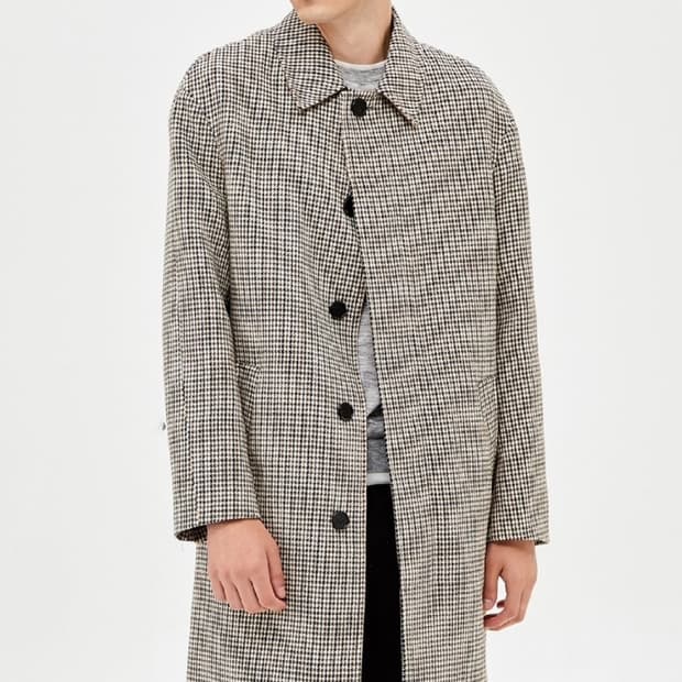 클럽모나코 체크코트 S