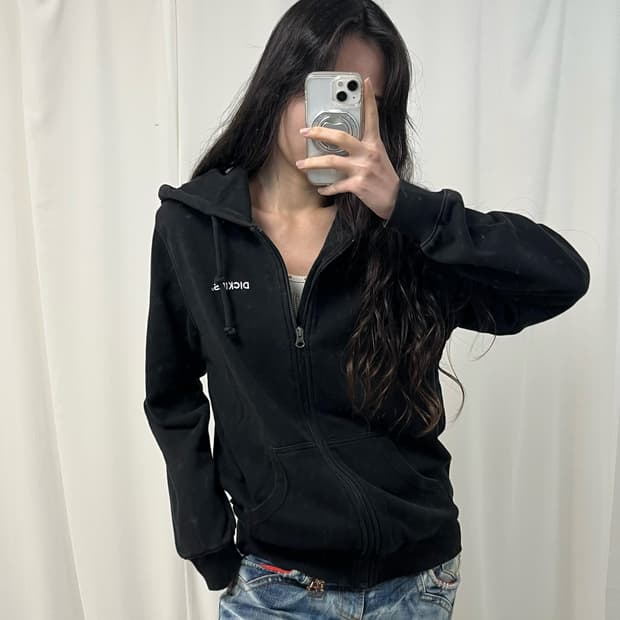 Dickies Black Hoodie Zip-up