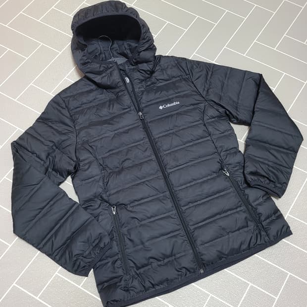 1회착) 컬럼비아 레이크 22 II 다운 후디드  자켓 블랙 XL