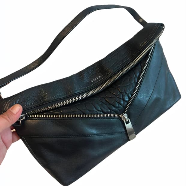 디젤 숄더백 클러치 블랙