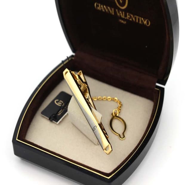 지아니 발렌티노 5.2cm 미사용 넥타이핀 빈티지