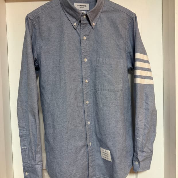 톰브라운 26SS 플란넬 4-바 셔츠 (MWL272A 05245 480)