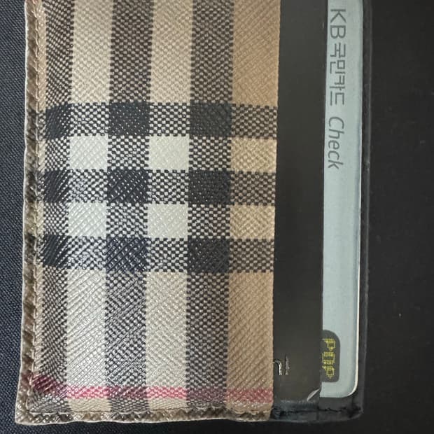 버버리 카드지갑