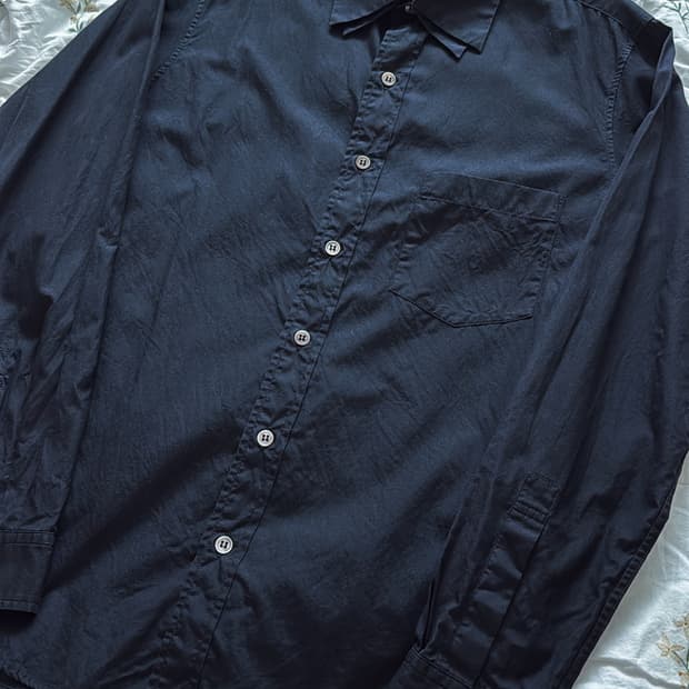 Y’s 요지야마모토 이중 카라 셔츠