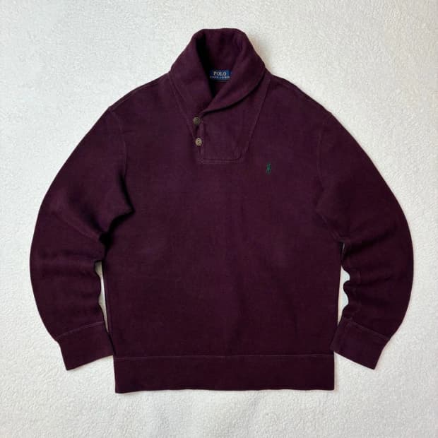 폴로 랄프로렌 숄카라 시그니처 코튼 니트 PN5756