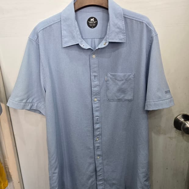 110,2XL)) MILLET 밀레 골프 카라 반팔 셔츠! 깔끔한 디자인