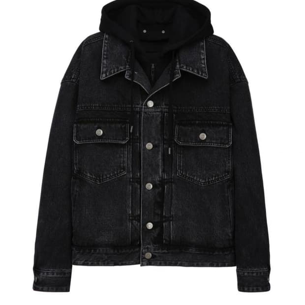 질 스튜어트 뉴욕 흑청 데님자켓