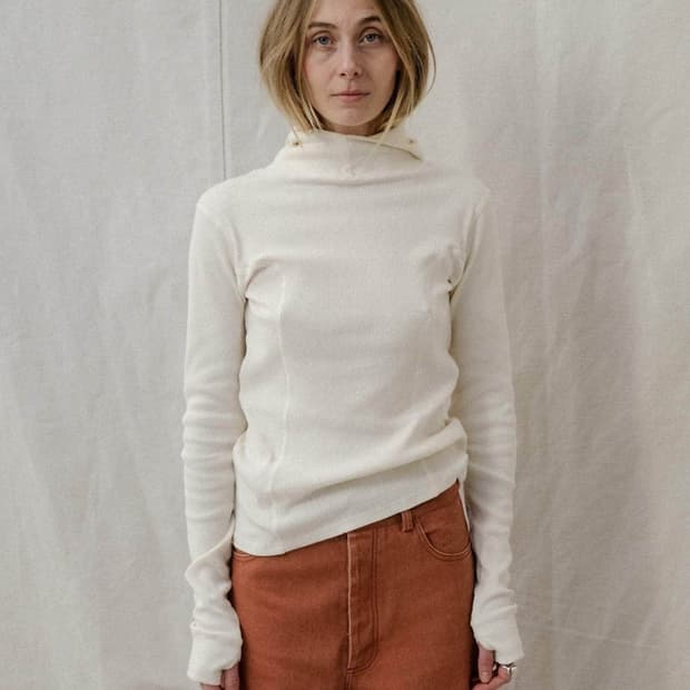 hanifa hoodie grey melange